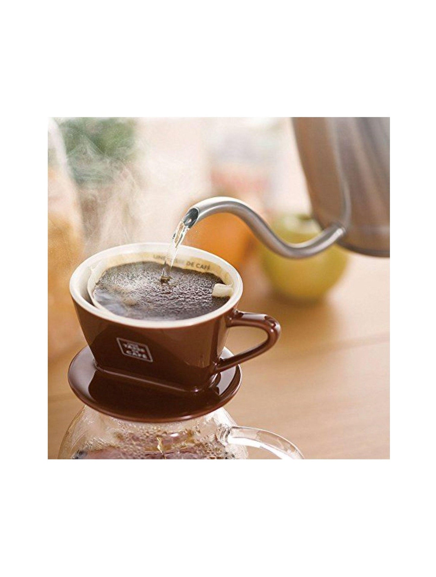 Stovetop Drip Kettle Matte Silver 1.2L