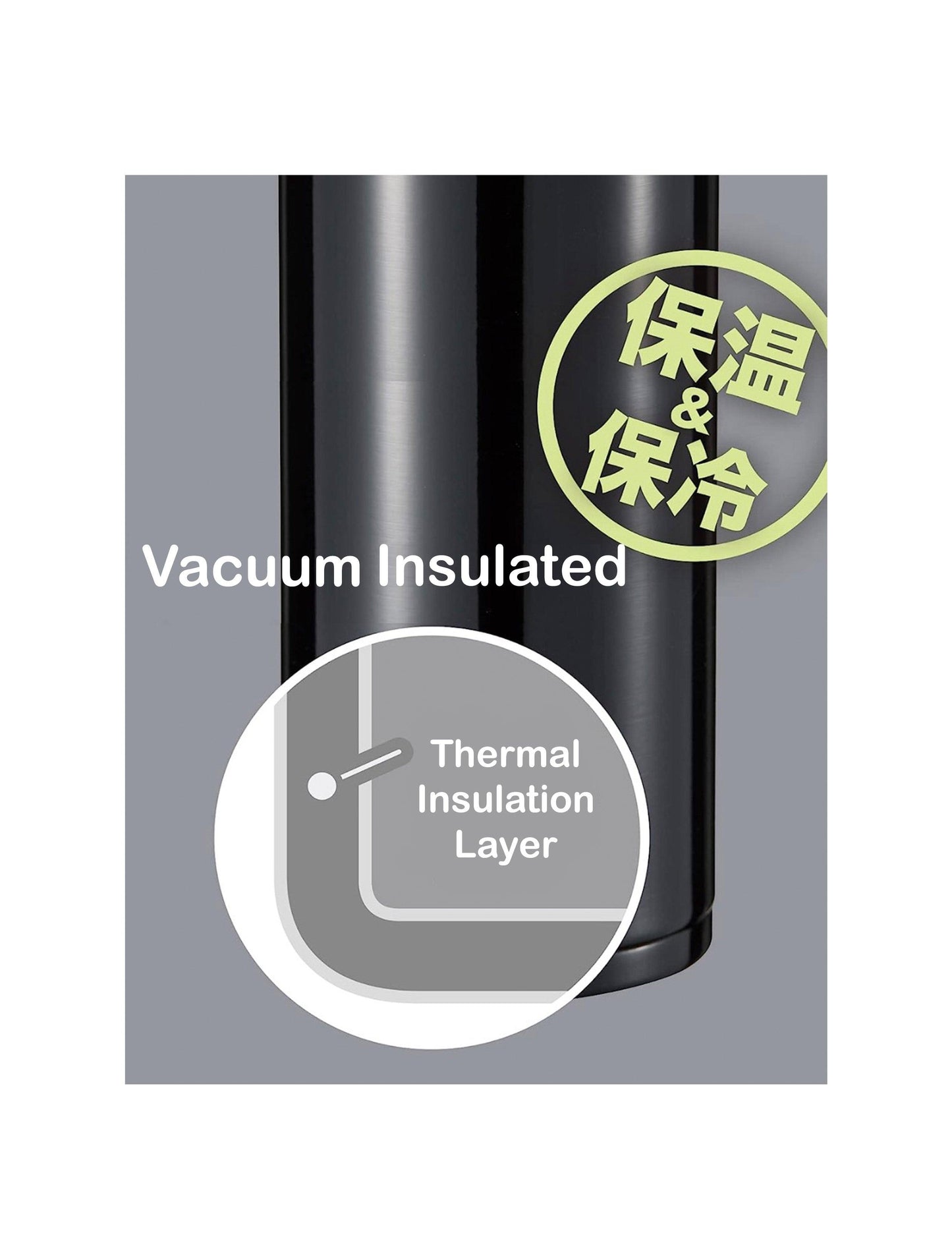 FORTEC Insulated Vacuum Flask Mug Bottle 1L