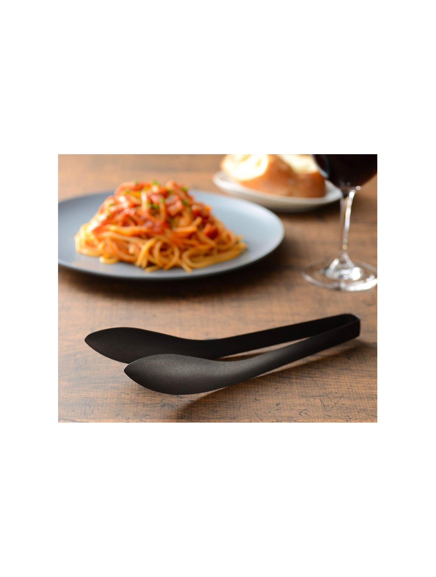 Leye Serving Tongs 25cm Black