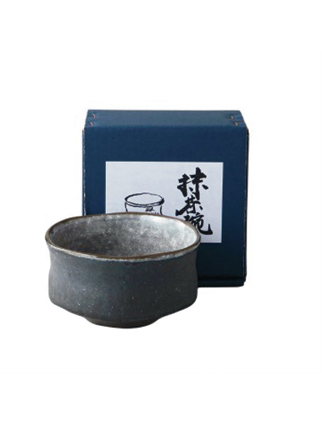 Matcha Bowl - Grey White Cave