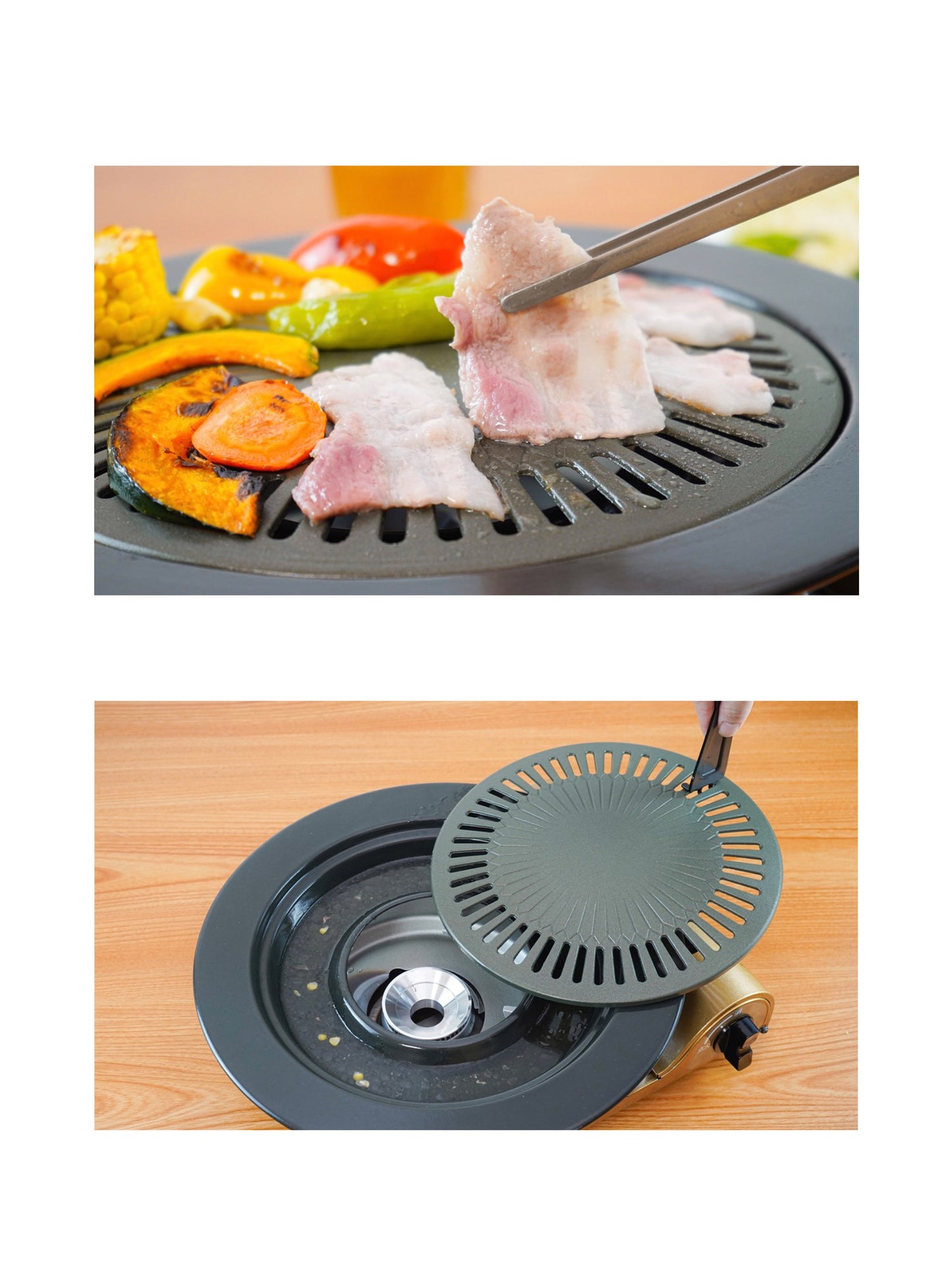 BBQ Roud Griddle Plate Yakiniku 33.5cm