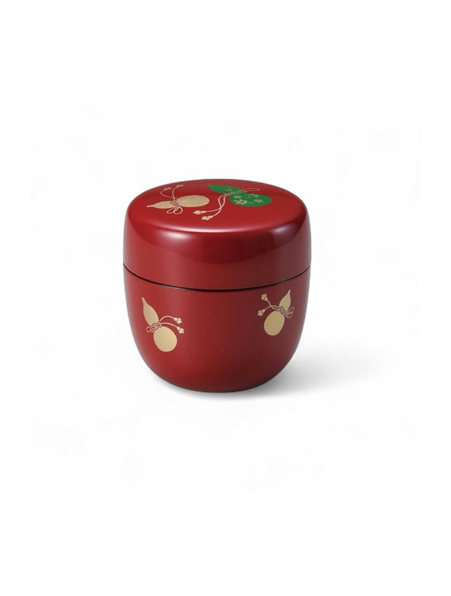 Matcha Tea Caddy Canister Pot Natsume Red 6.5cm