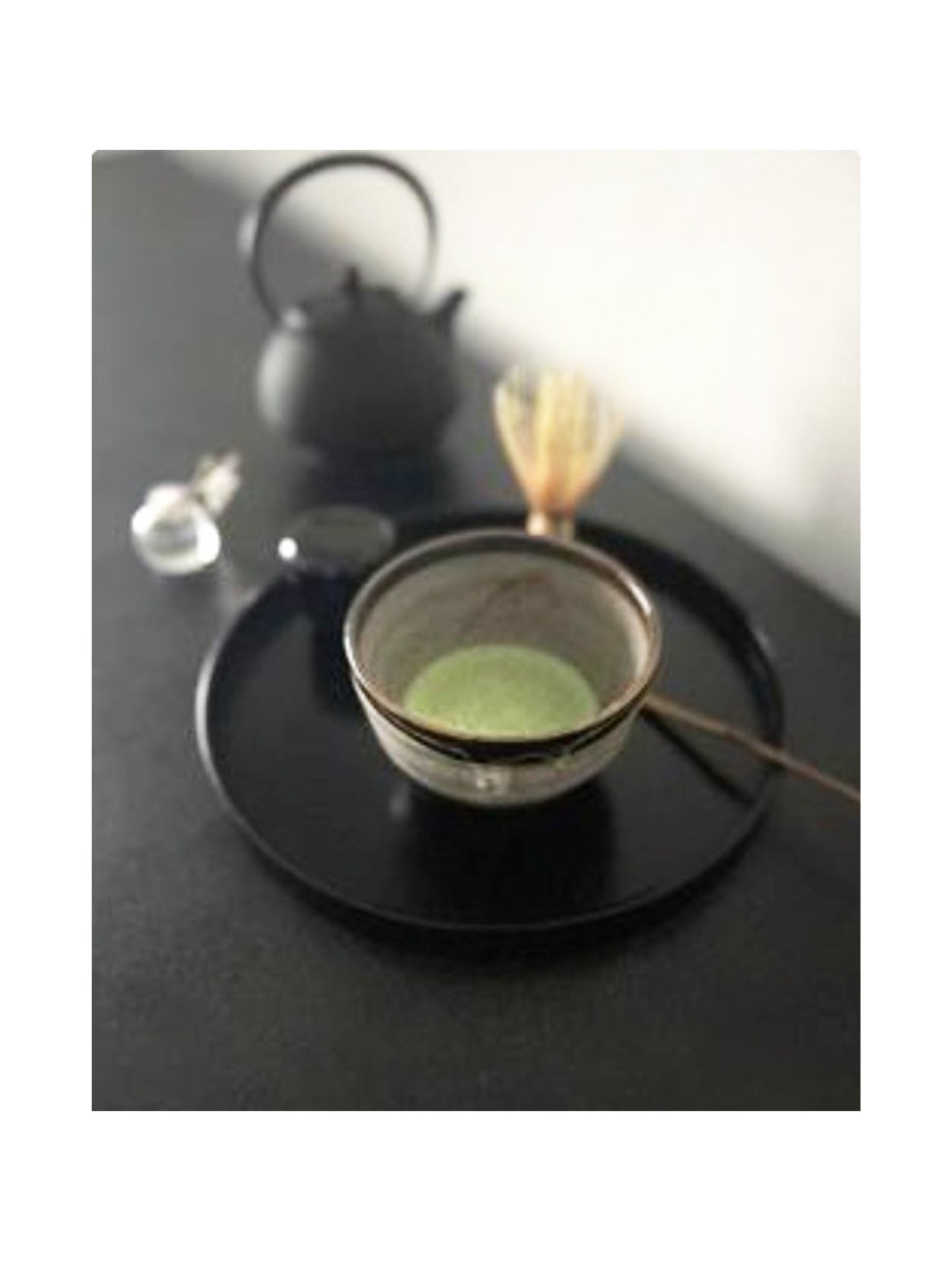 Matcha Tea Caddy Canister Pot Natsume Red 6.5cm