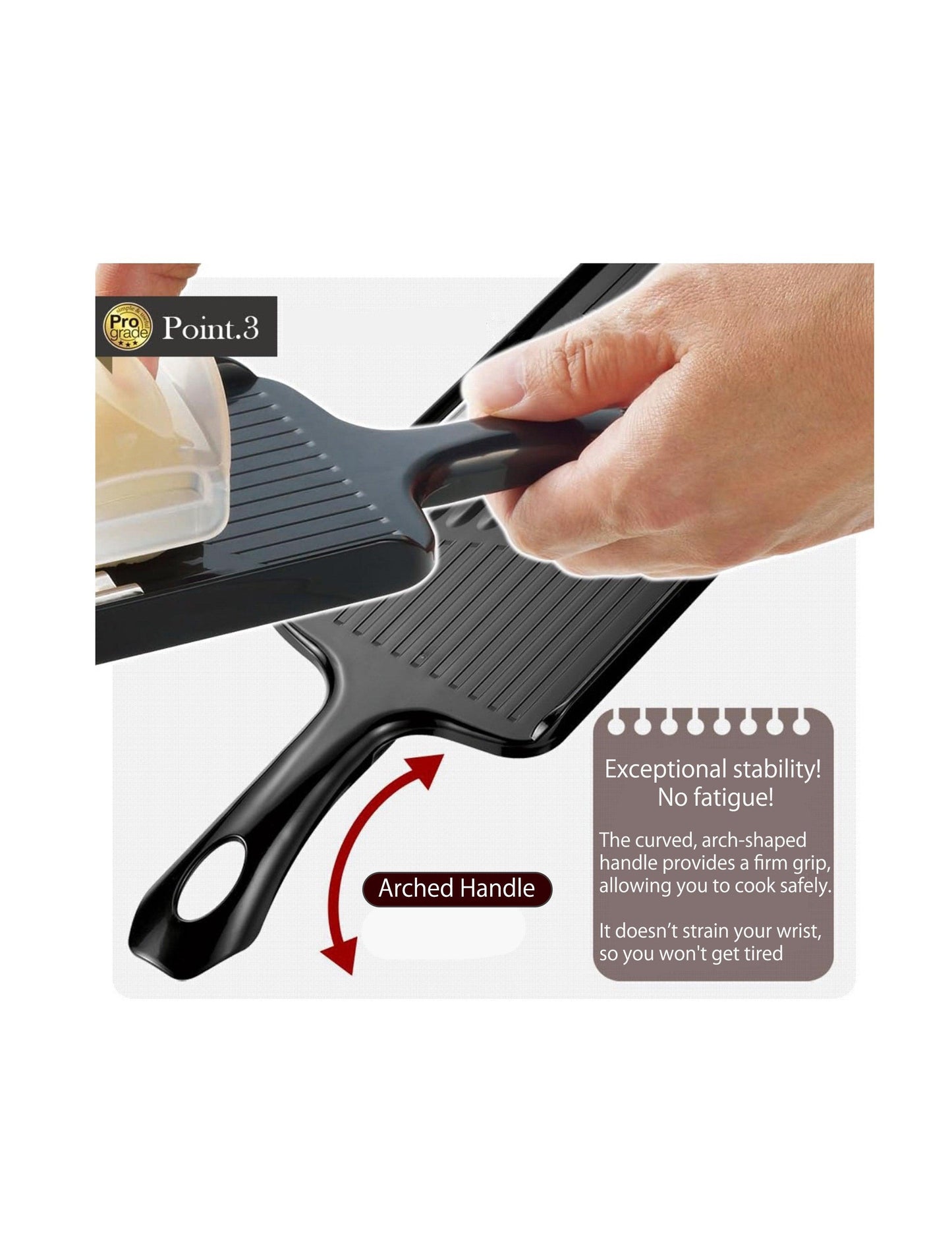 Pro Grade Wavy & Waffle Slicer Black (78mm)