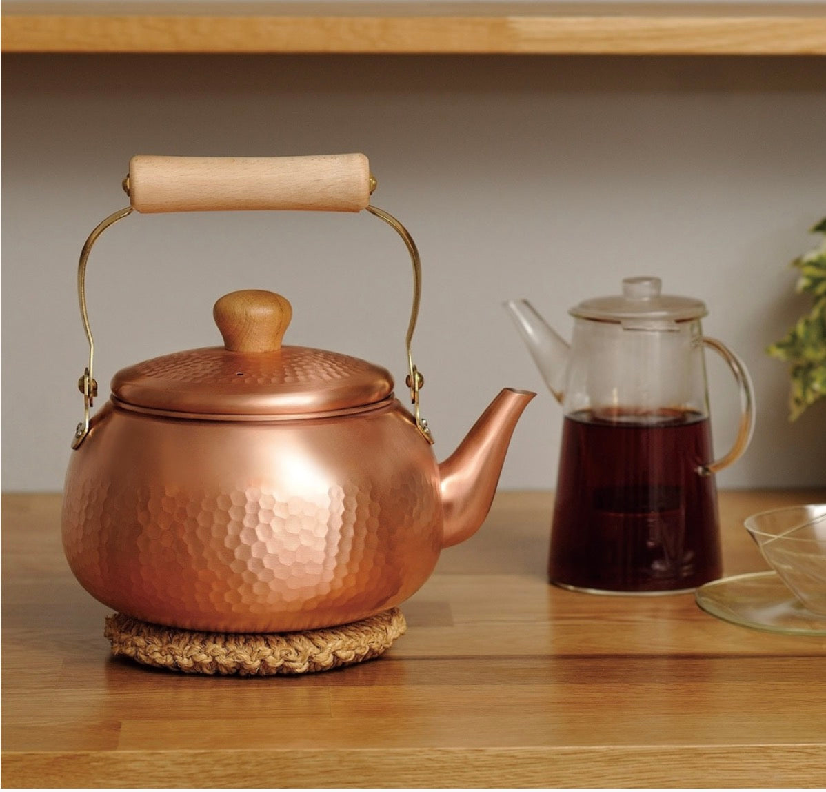 Chitose - Copper Round Stovetop Kettle 2.4L
