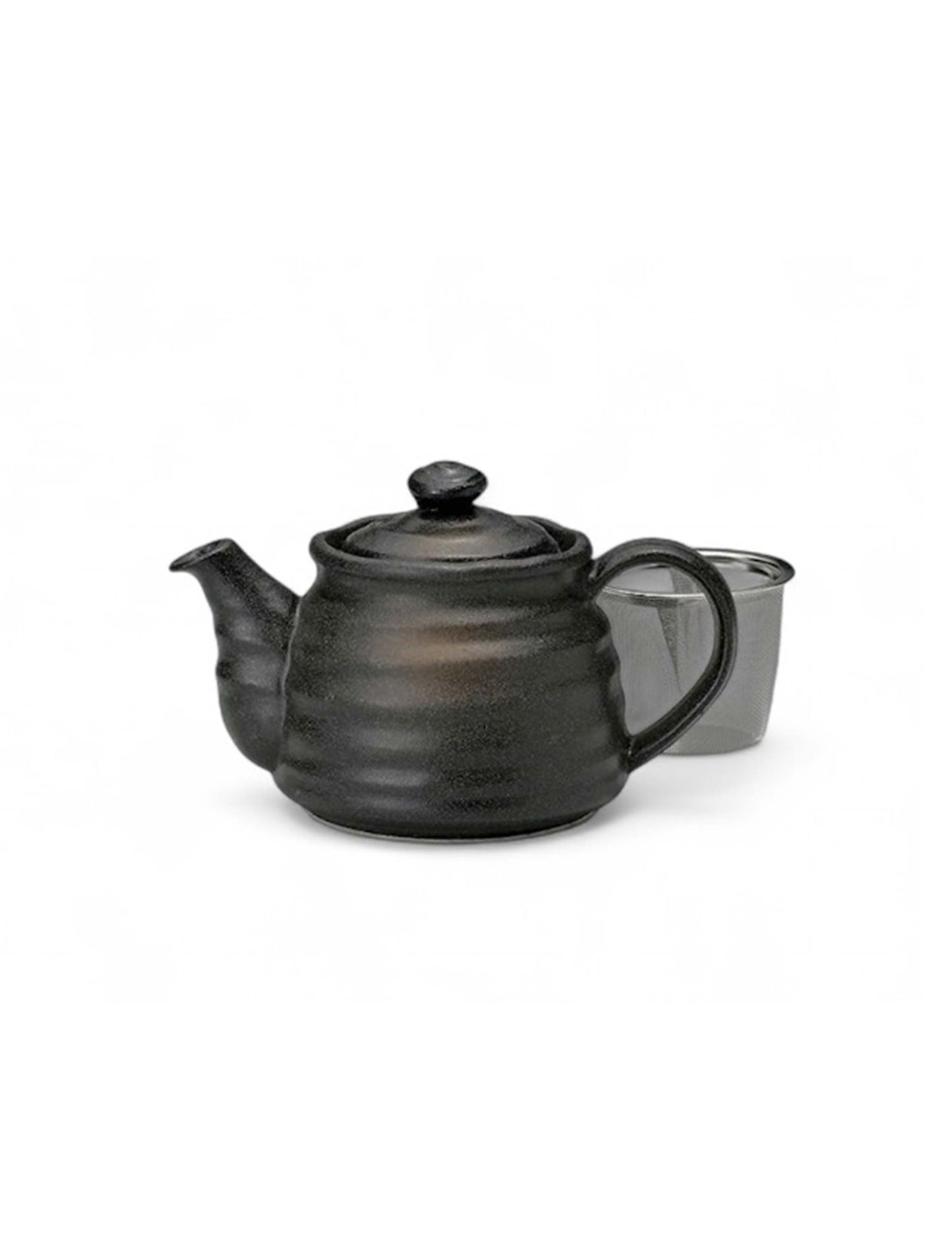 Japanese Tea Pot Black Glazed 450ml