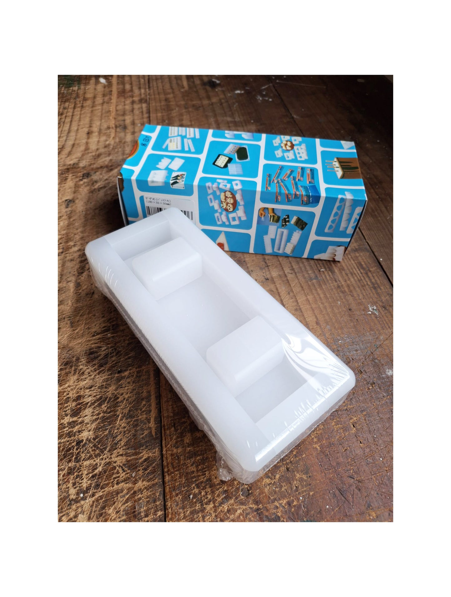 Pressed Sushi Mold Oshizushi Hako Sushi Maker Polyethylene 18x5.5x5cm