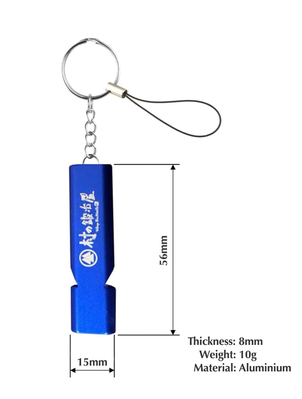 Ultra Loud Emergency Whistle – Blue