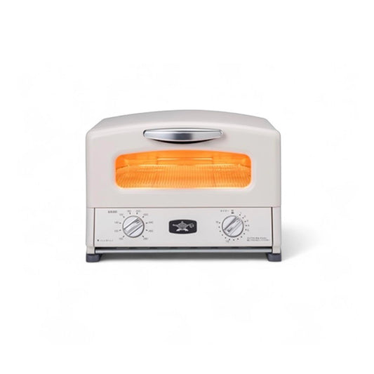 Sengoku Aladdin Graphite Grill & Toaster Oven WHITE - 4 Slice 4 Slice Japanese Toaster