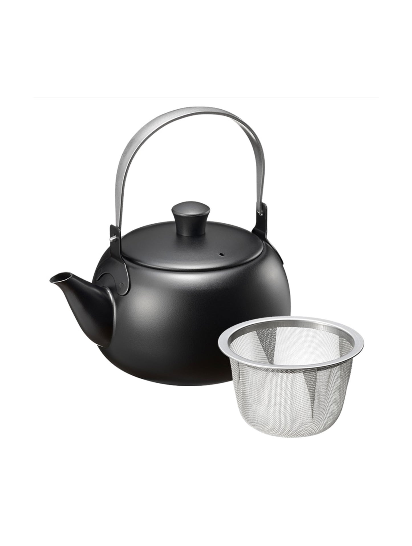 ENZO Stainless Tea Pot Black 500ml
