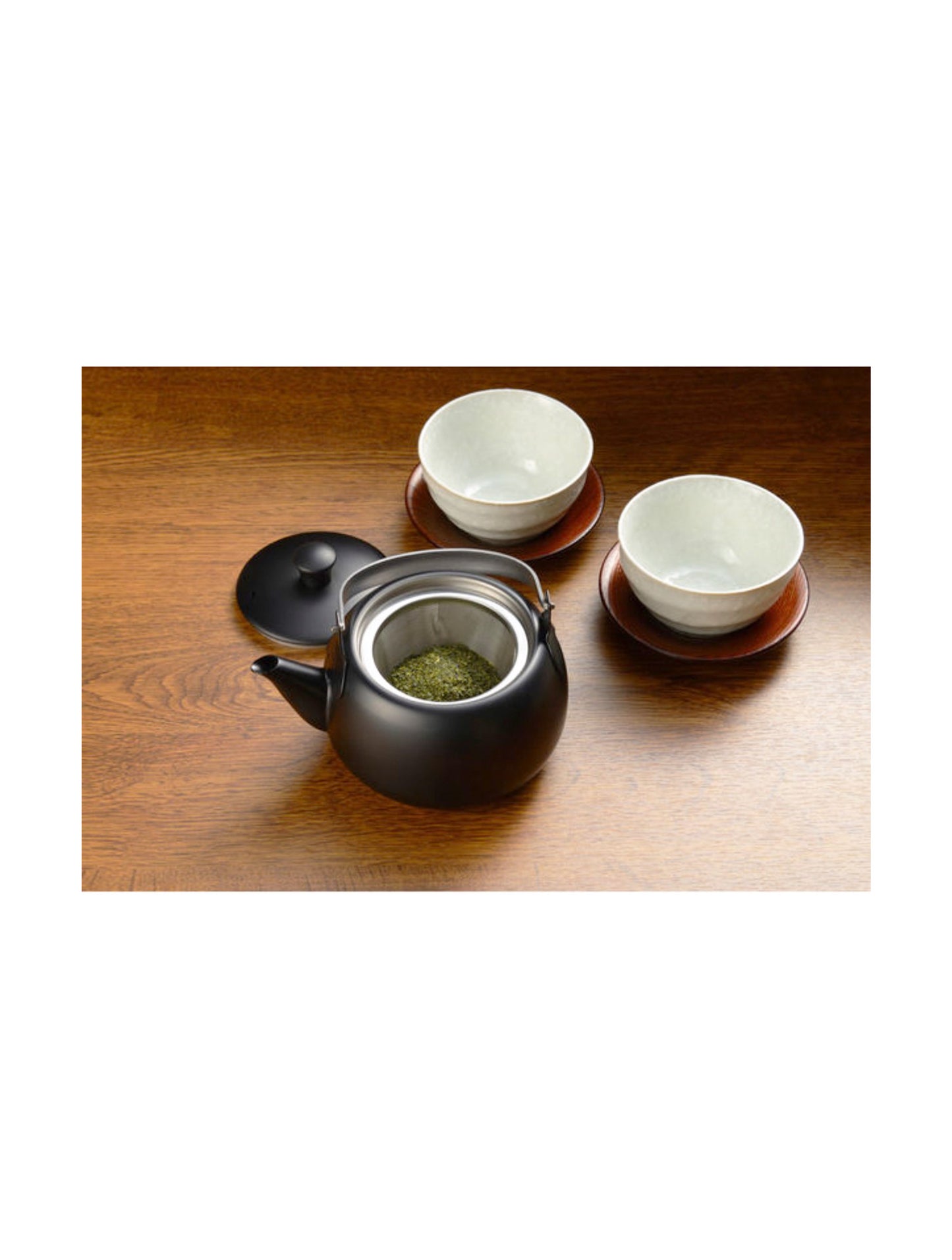 ENZO Stainless Tea Pot Black 500ml