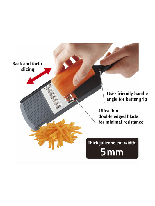 Pro Grade Speed Julienne Slicer Black 5mm
