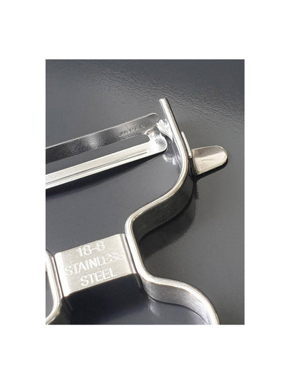 Ajiwai Shokubo Curve Peeler All Stainless (50mm)