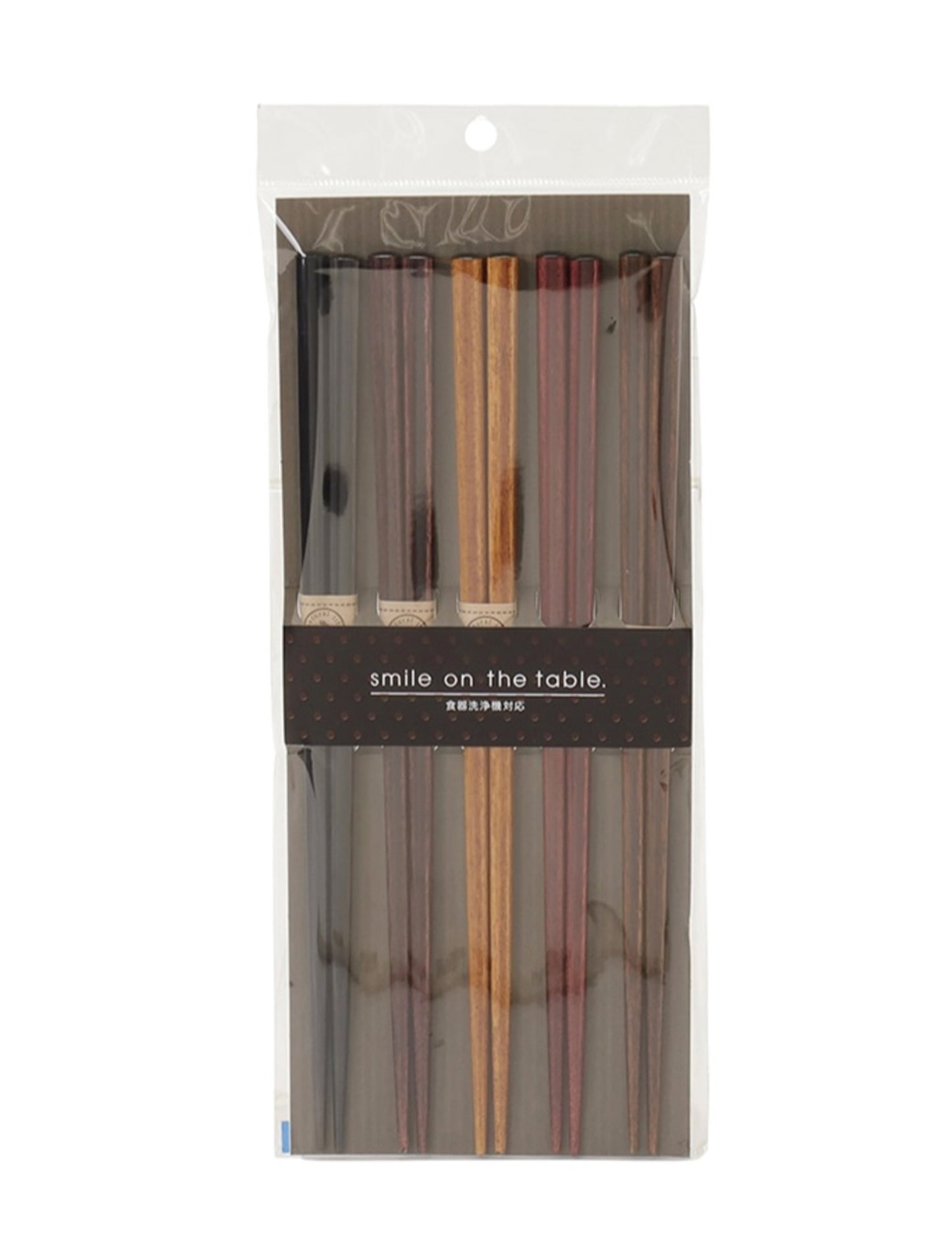 Natural Wooden Chopsticks Assorted 5p 22.5cm