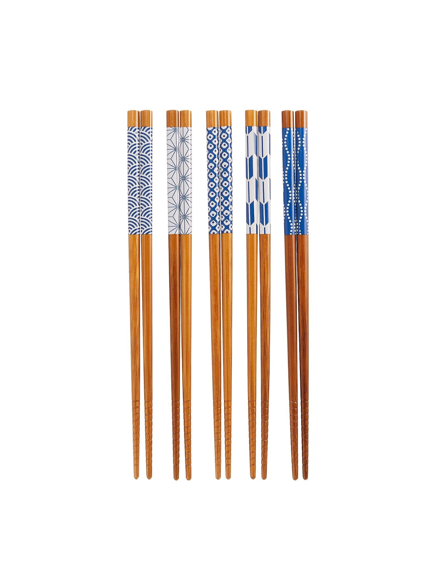 Bamboo Chopsticks Auspicious 5p 22.5cm