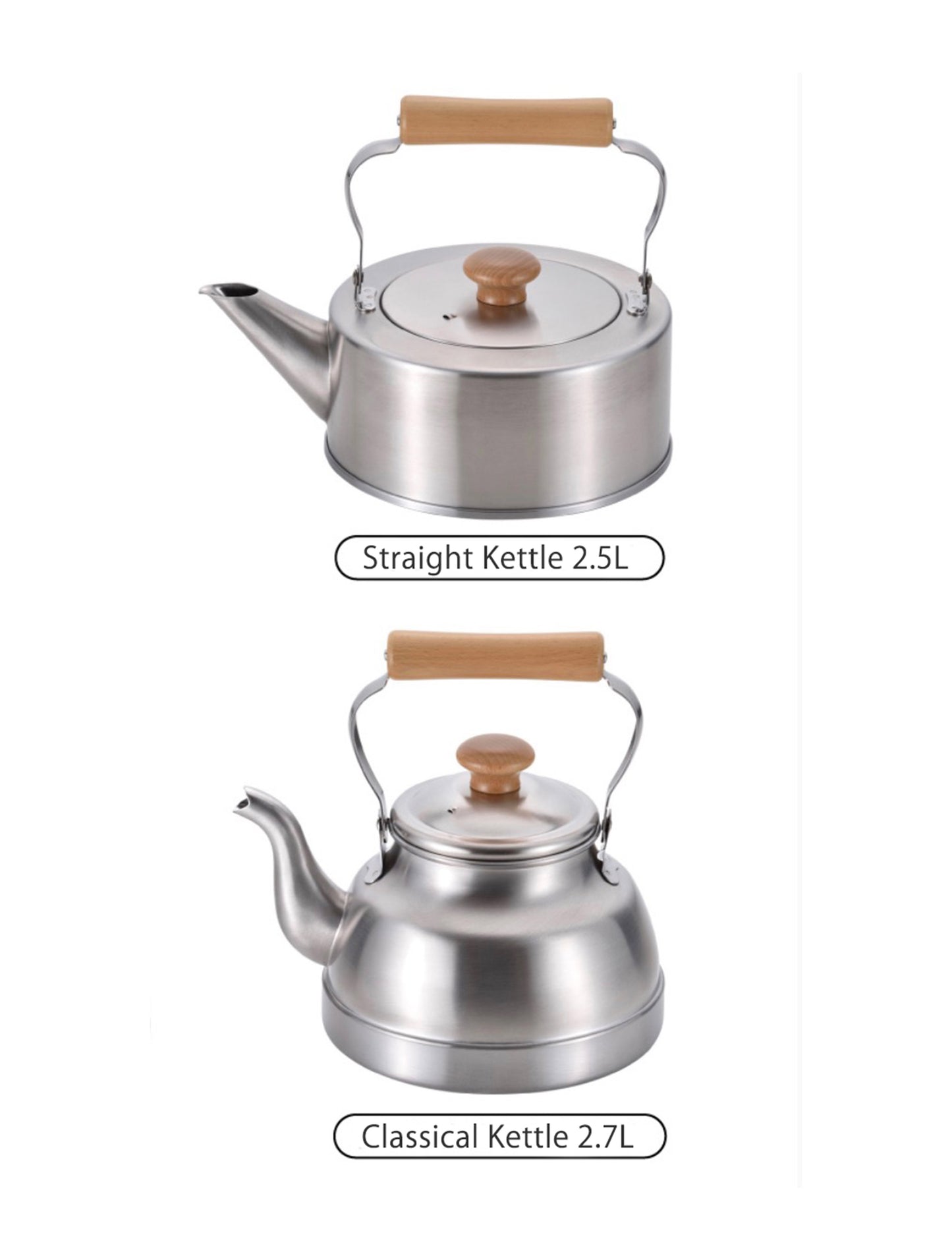 Chitose - Wooden Handle Kettle 2.5L