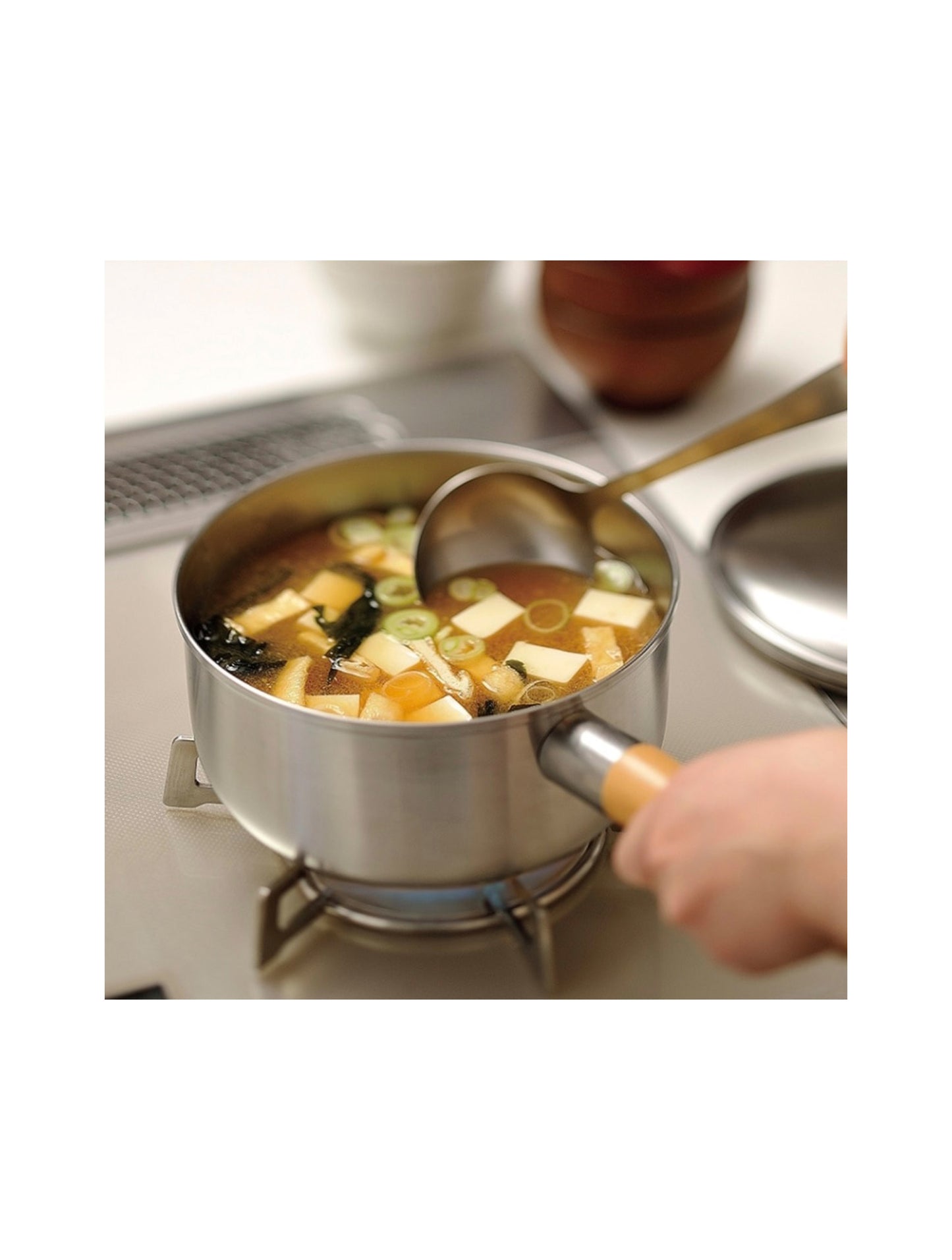 Chitose - Stainless Steel Saucepan with Lid 18cm