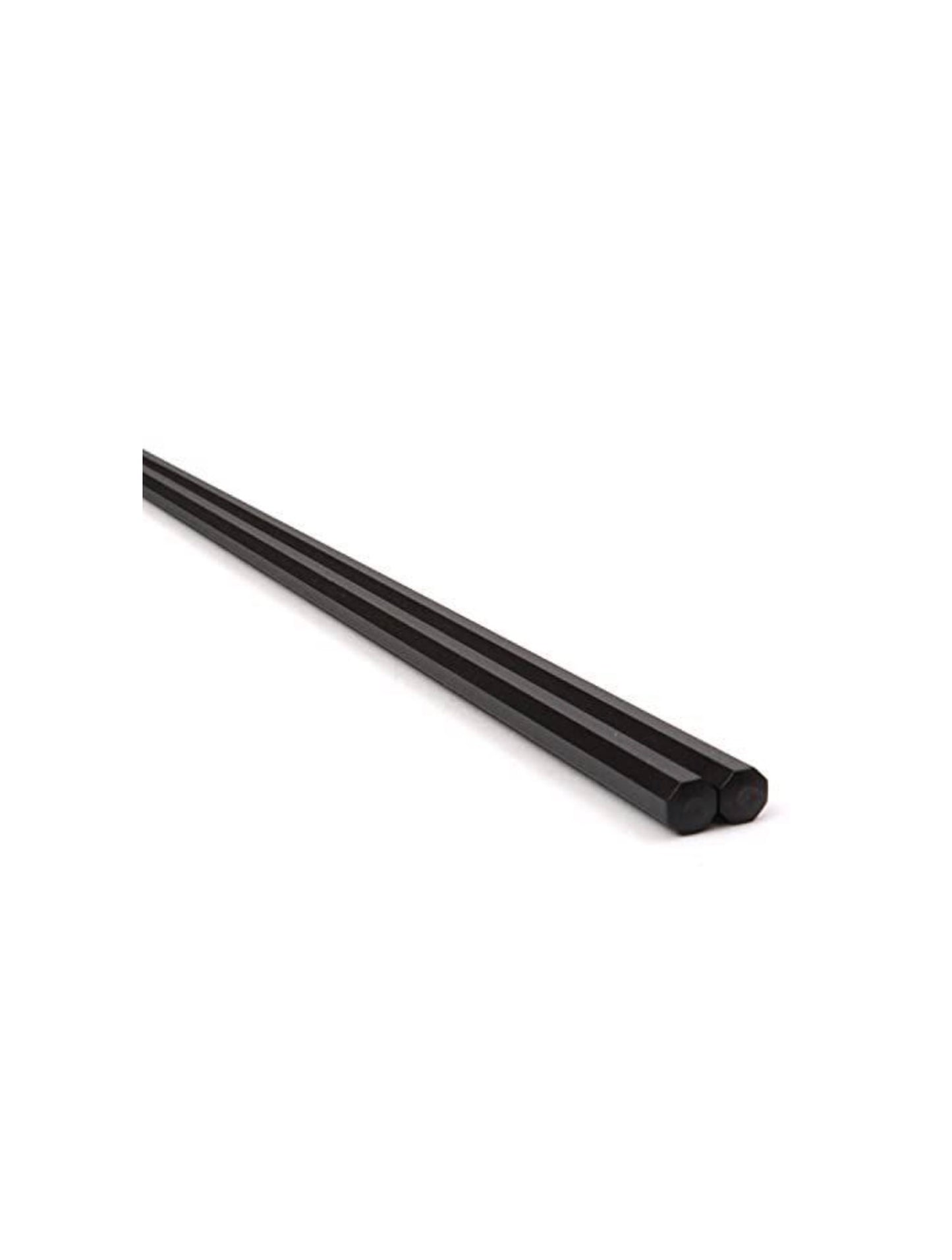 Octagonal PBT Black Chopsticks 5p 23cm