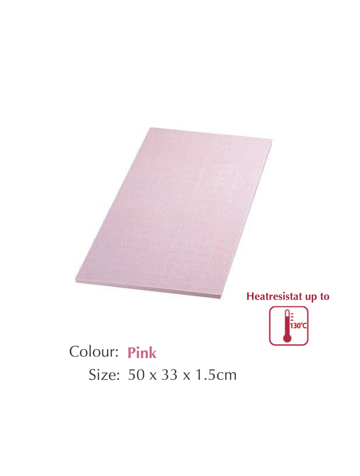 Parker Asahi Synthetic Rubber Cutting Board - Colour Pink / Blue / Green