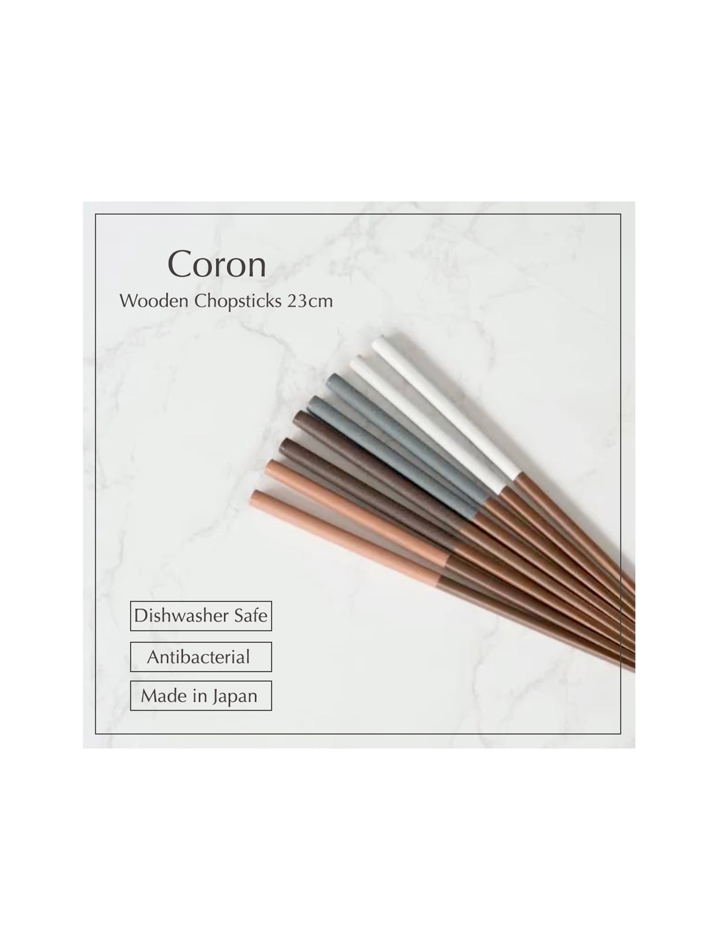 Coron Antibacterial Chopsticks 23cm