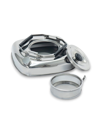 Cube Kettle Flat Stainless Kettle Camping 1.6L