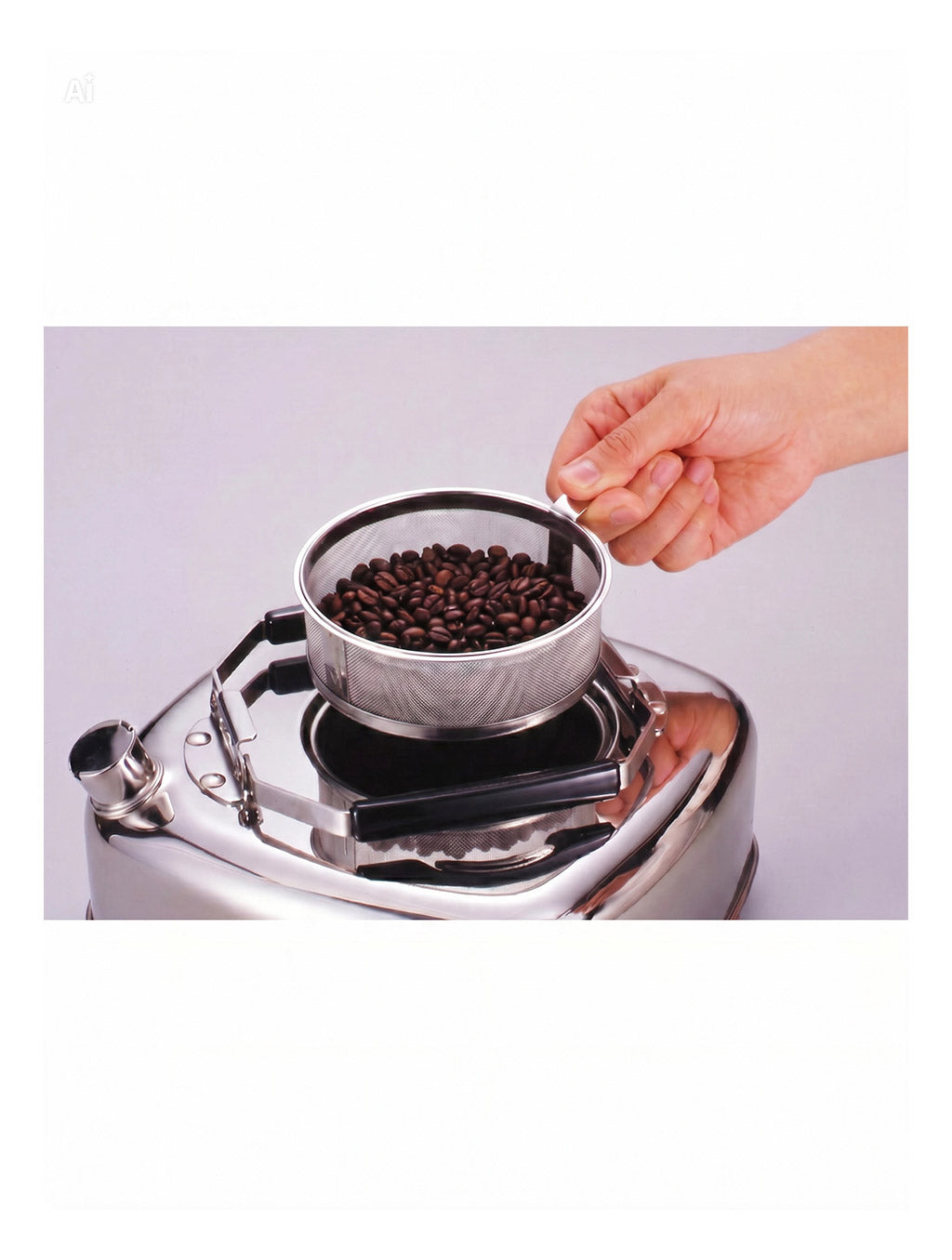 Cube Kettle Flat Stainless Kettle Camping 1.6L