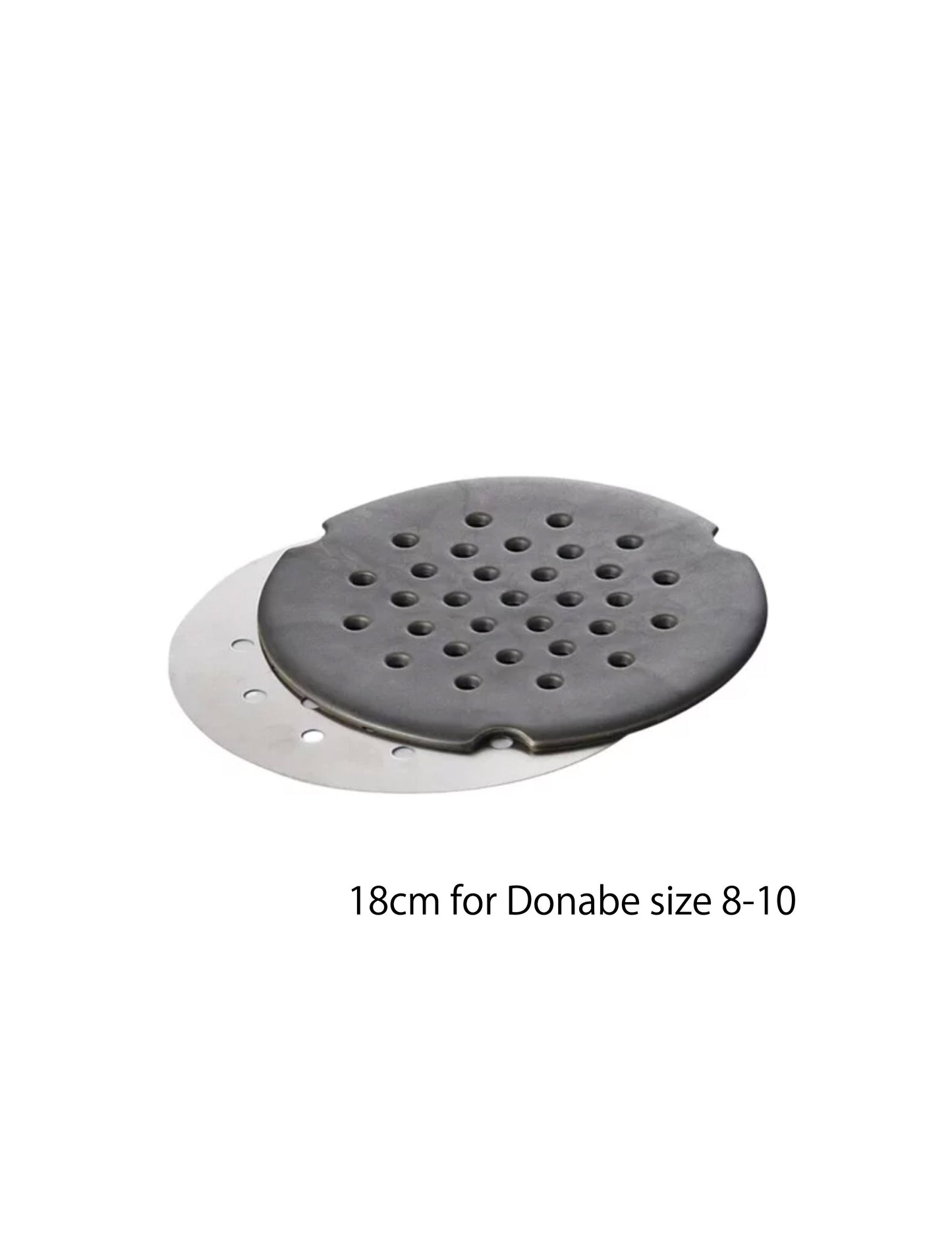 Donabe - Ceramic Plate Set for Induction Cooking, Size 6 / 8-10