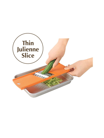 Fru-veg 2 Sizes Julienne Slicer Orange (72mm)