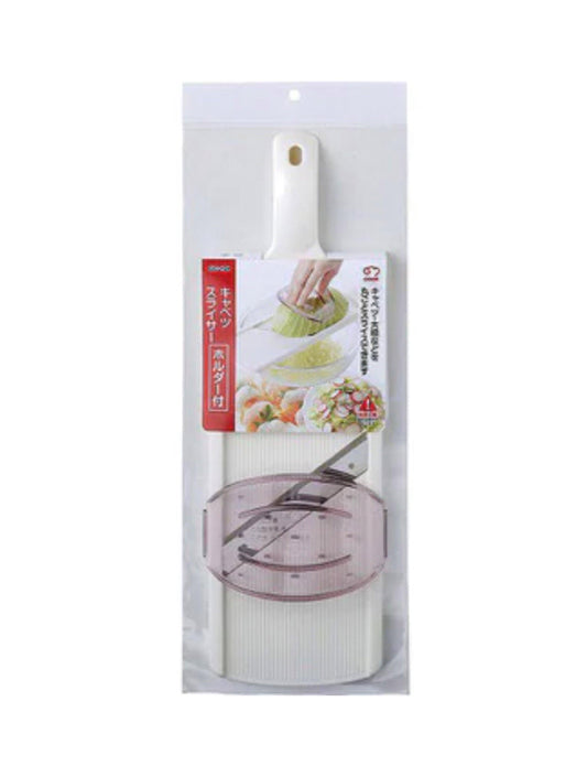 Wide Vegetable Slicer Cabbage Slicer with Holder White (100mm)