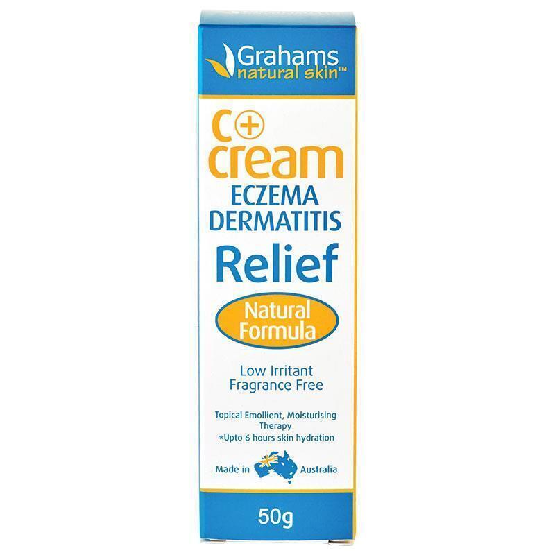 Grahams Natural C+ Eczema & Dermatitis Cream 50g (Expire 01/08/2024)