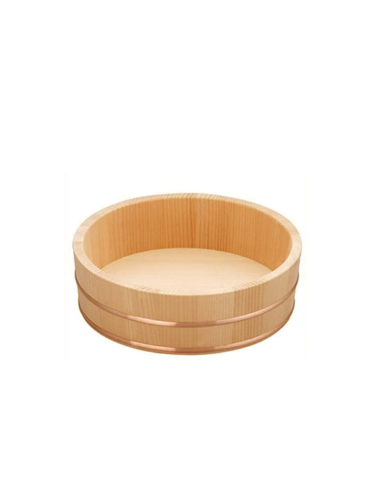 Wooden Rice Mixing Tube Hangiri, Handai Sushi SAWARA 33cm