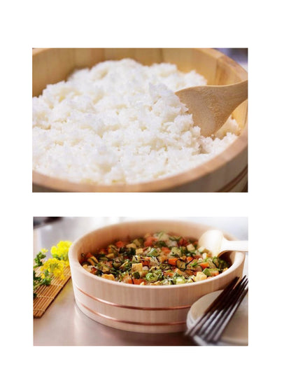 Wooden Rice Mixing Tube Hangiri, Handai Sushi SAWARA 33cm / 45cm / 60cm