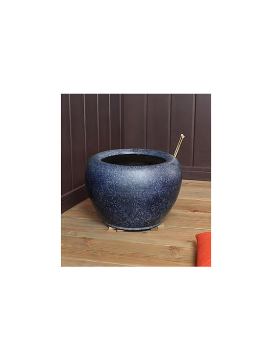 Hibachi - Brazier Namako Blue 30cm, 4P Set