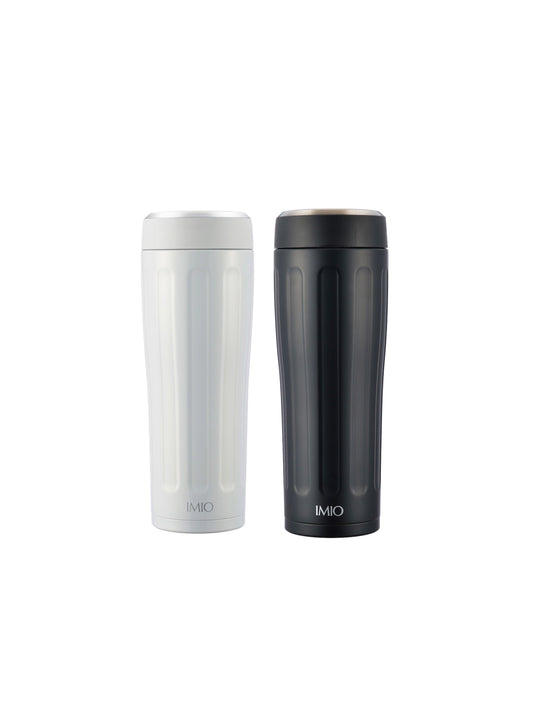 IMIO - Vacuum Insulated Coffee Tumbler 480ml White/Black