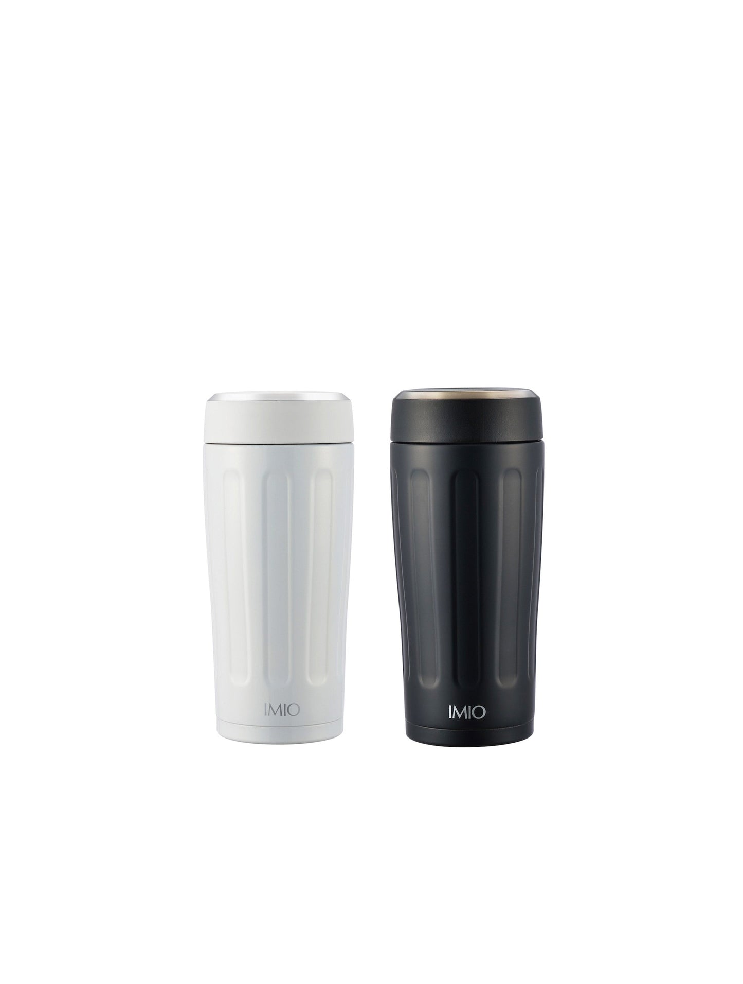 IMIO - Vacuum Insulated Coffee Tumbler 360ml White/Black