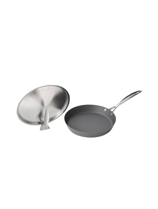Kurotsuchi - Nitrided Iron Frypan Frying Pan 24cm with Lid