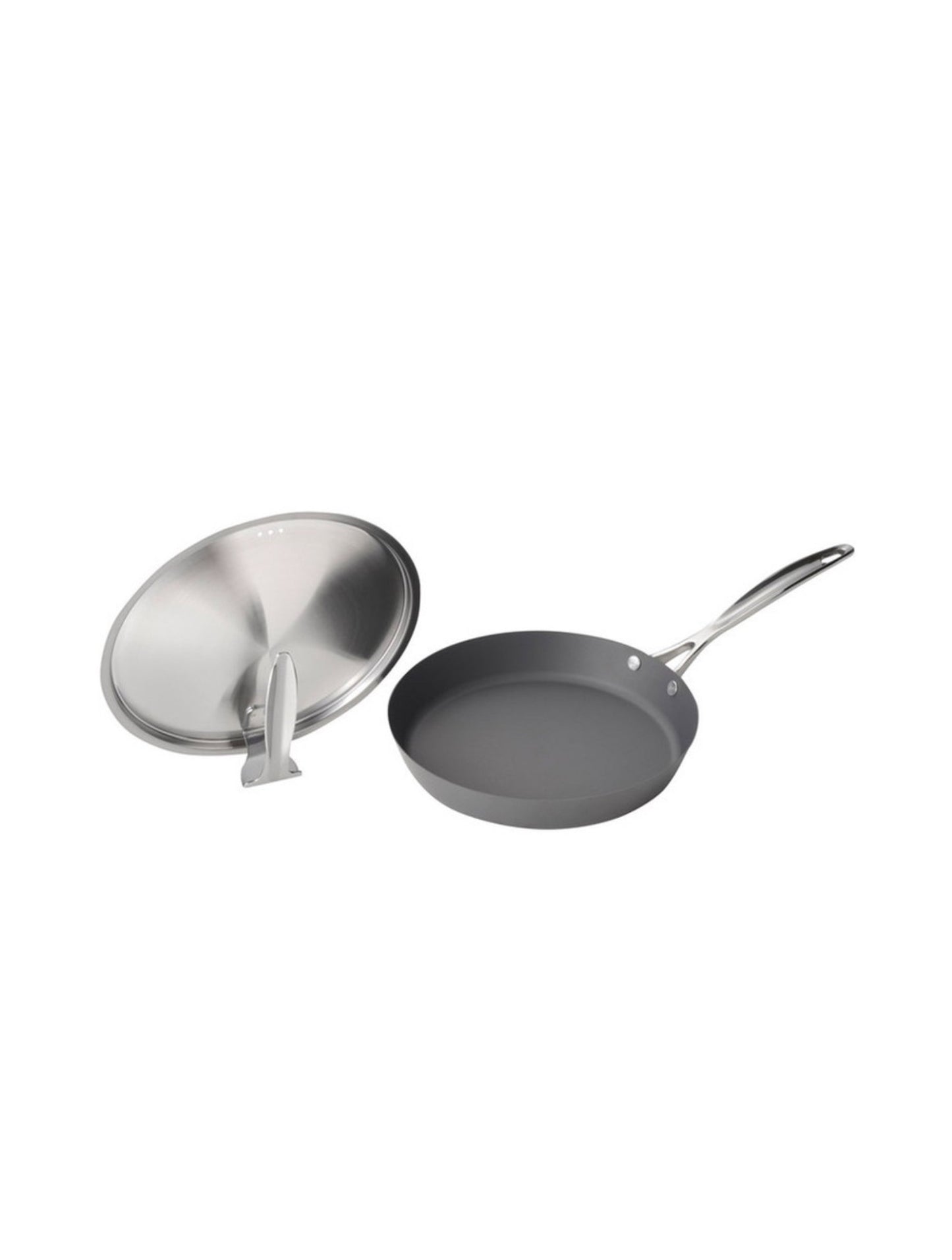 Kurotsuchi - Nitriding Iron Frypan Frying Pan 24cm with Lid