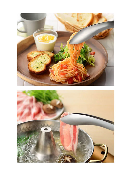 Leye Serving Tongs 25cm Silver