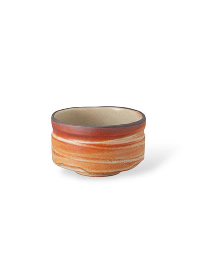 Matcha Bowl - Akashino Winter Orange