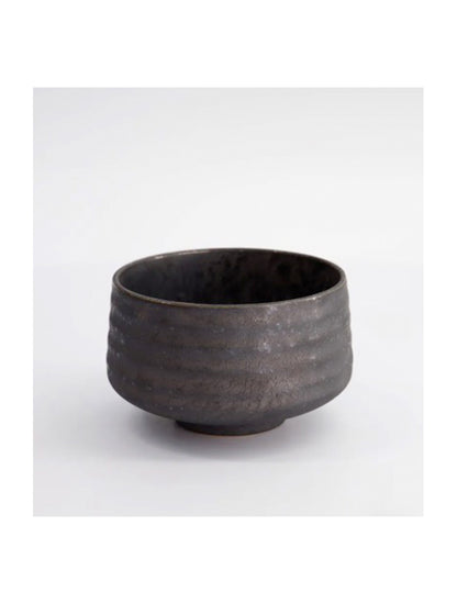 Matcha Bowl - Kin Kessho Crystal Gold Dark Brown
