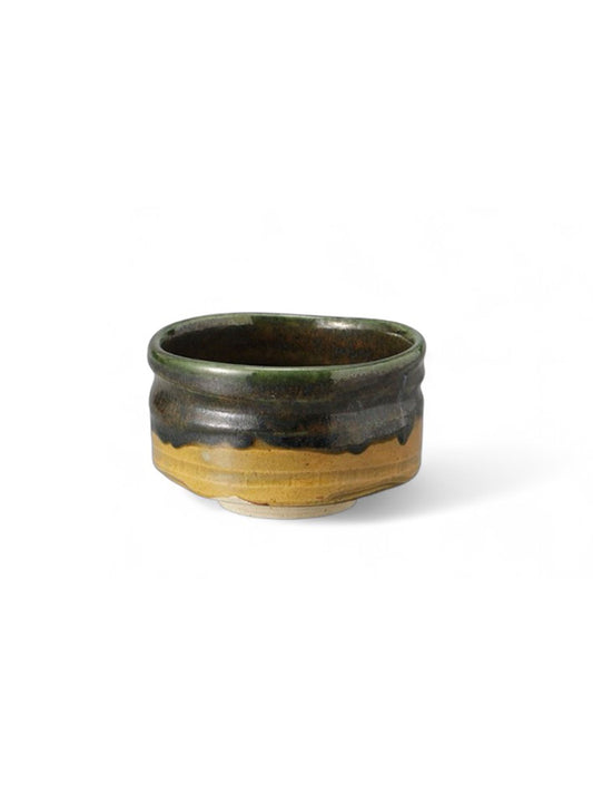 Matcha Bowl - Kizeto Oribe Green Beige
