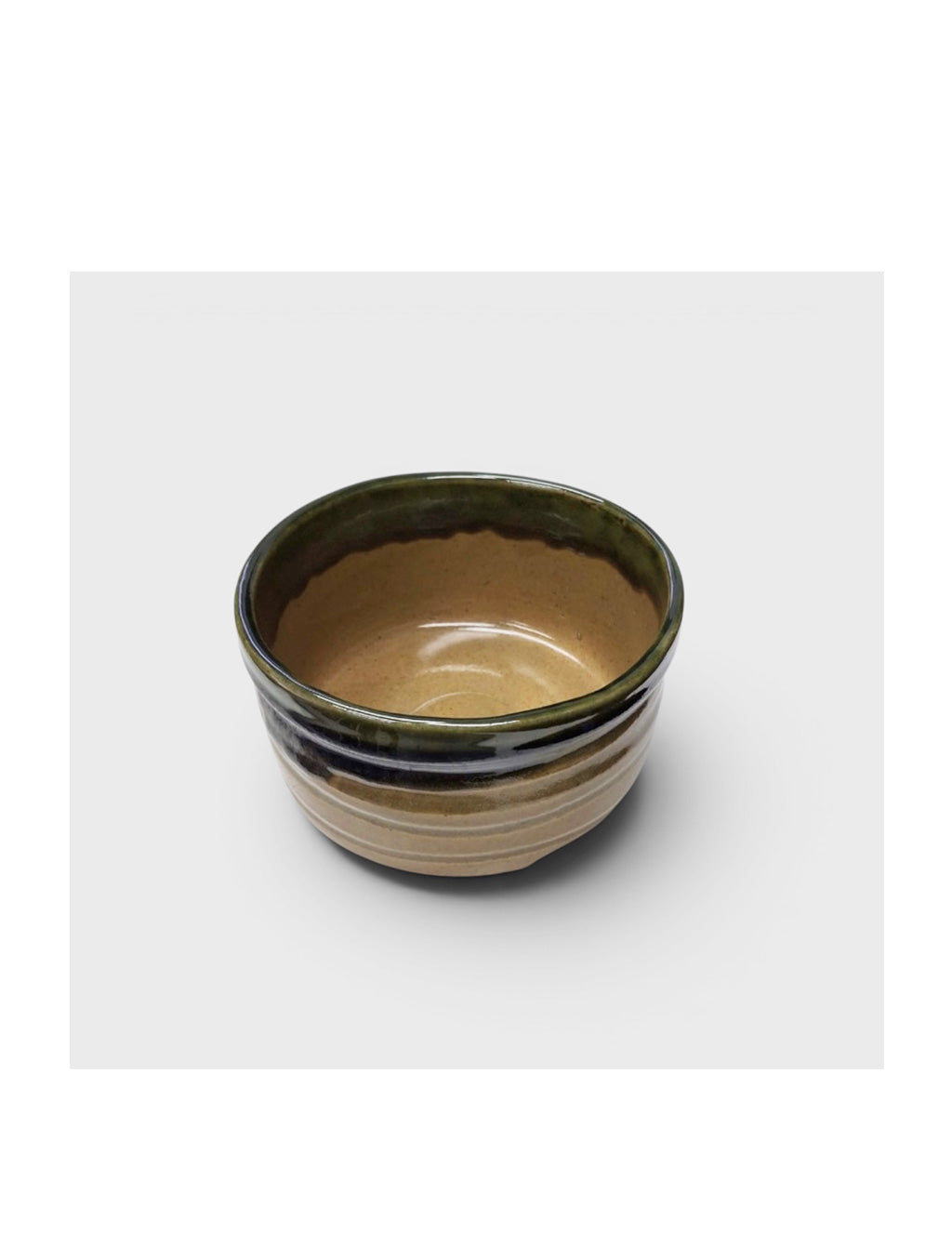 Matcha Bowl - Kizeto Oribe Green Beige