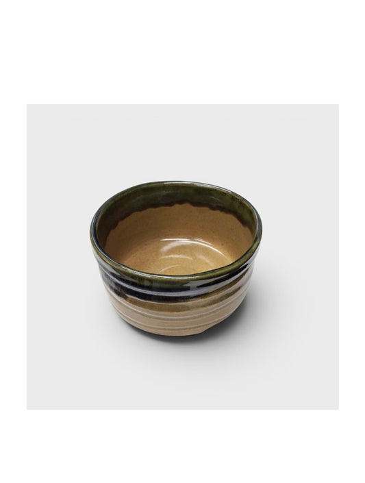 Matcha Bowl - Kizeto Oribe Green Beige