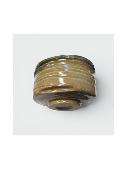 Matcha Bowl - Kizeto Oribe Green Beige