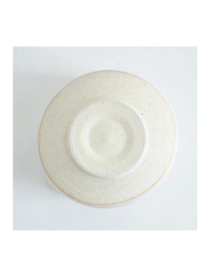 Matcha Bowl - Side Spout White Clay