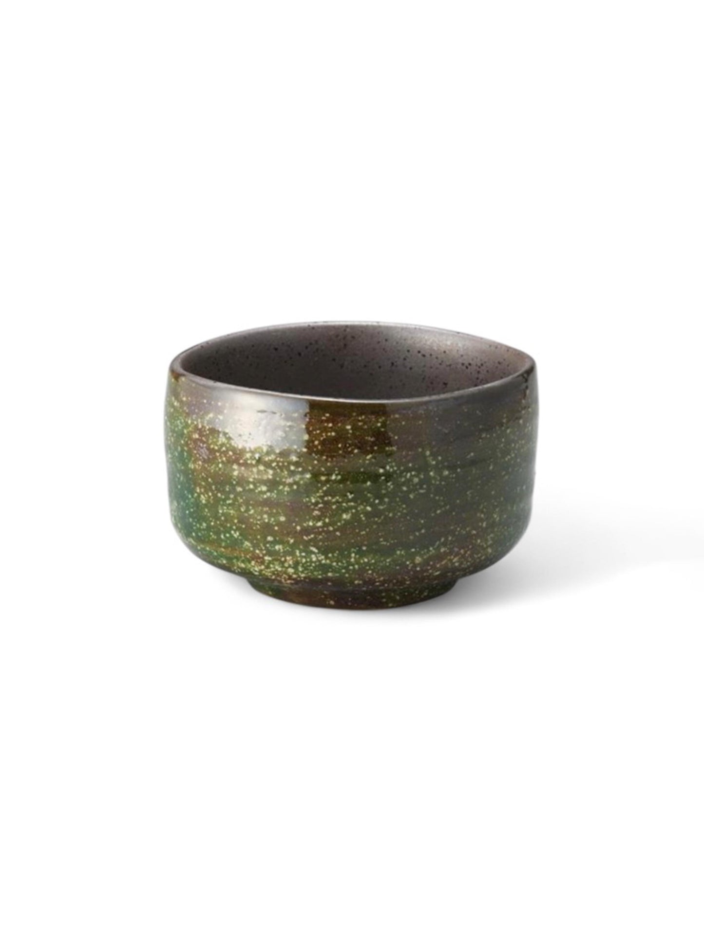 Matcha Bowl - Kokuyu Oribe Dark Green