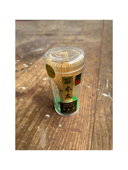 Hokuwaen - 竹抹茶茶拂，Chasen 100 爪，日本製