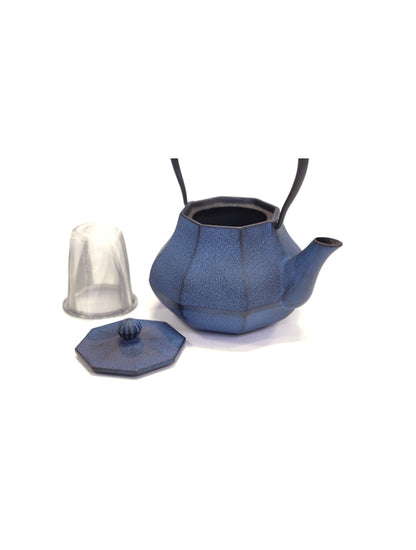 Oitomi - Nambu Tekki, Cast Iron Kettle Miyabi Blue 0.4L