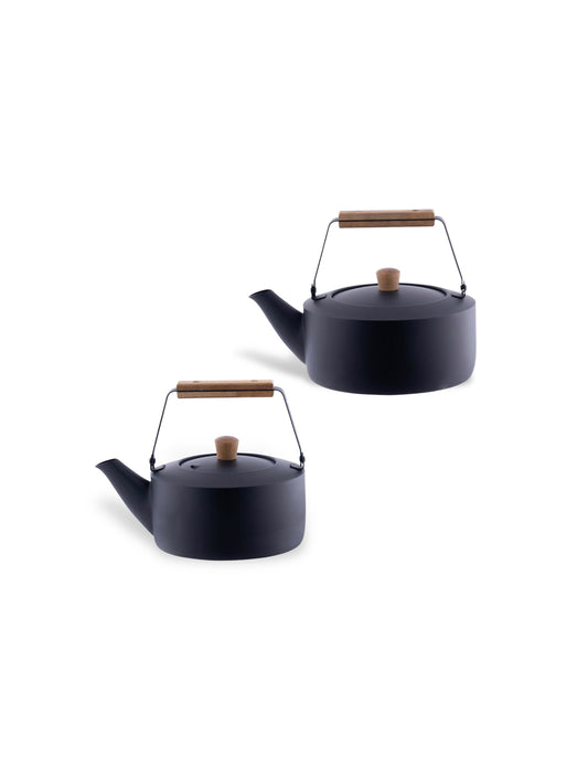 Miyaco Stainless Stovetop Kettle Matte Black