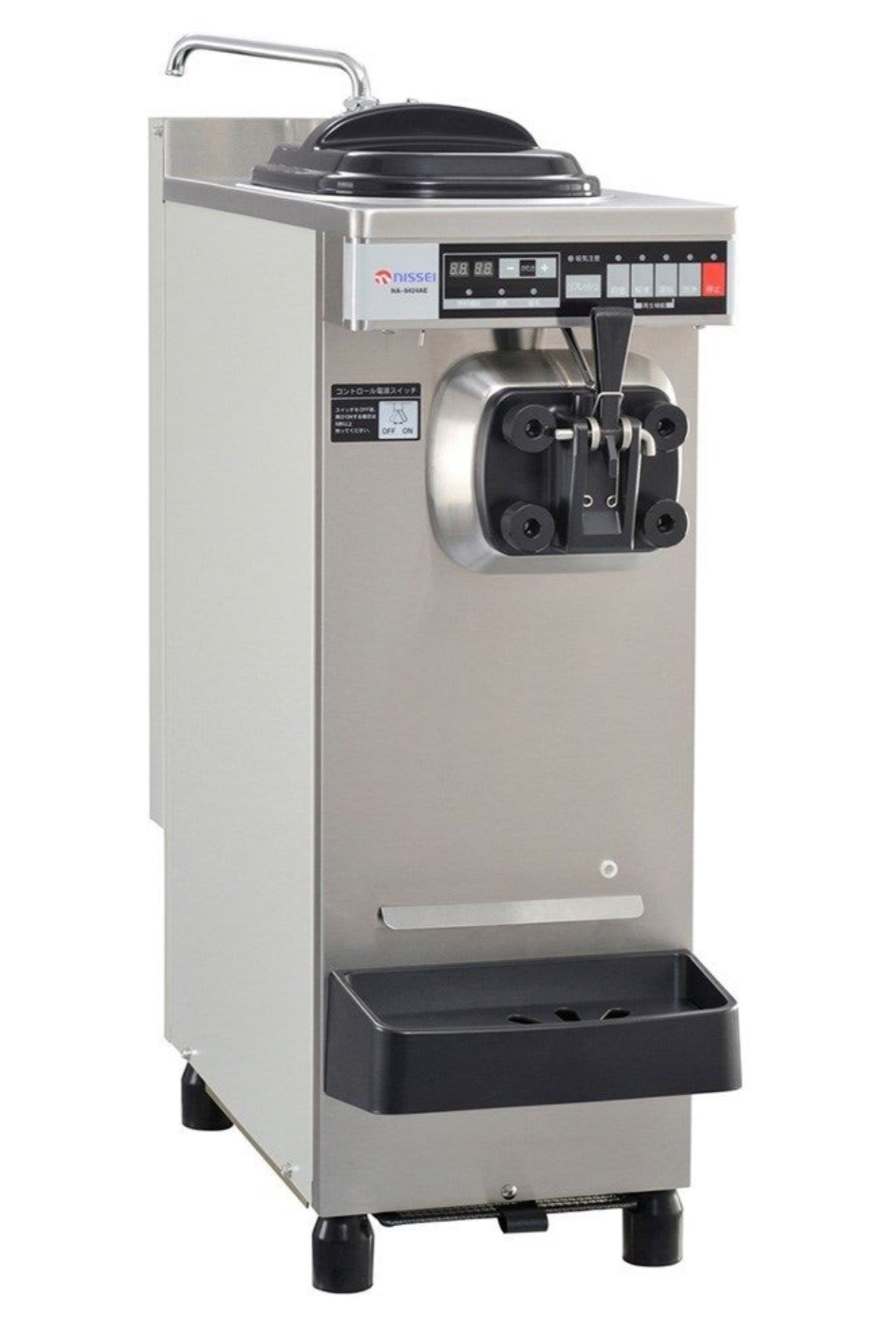 NISSEI Japanese Gravity Feed Benchtop Soft Serve Machine Single NA9424AEC